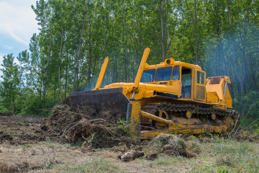 Beaver Brook - Excavation Vehicle Clearing Land - Clearing Your Land Blog